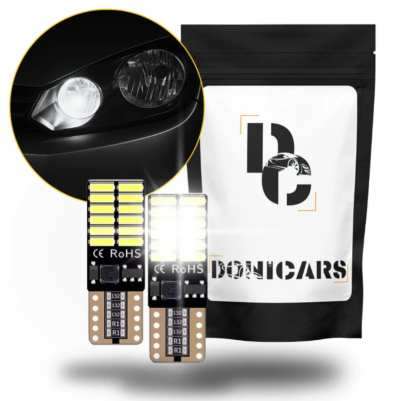 Feux de position / Veilleuses LED pour KIA Carens III (UN) (05.2006 et +) - LED T10 W5W